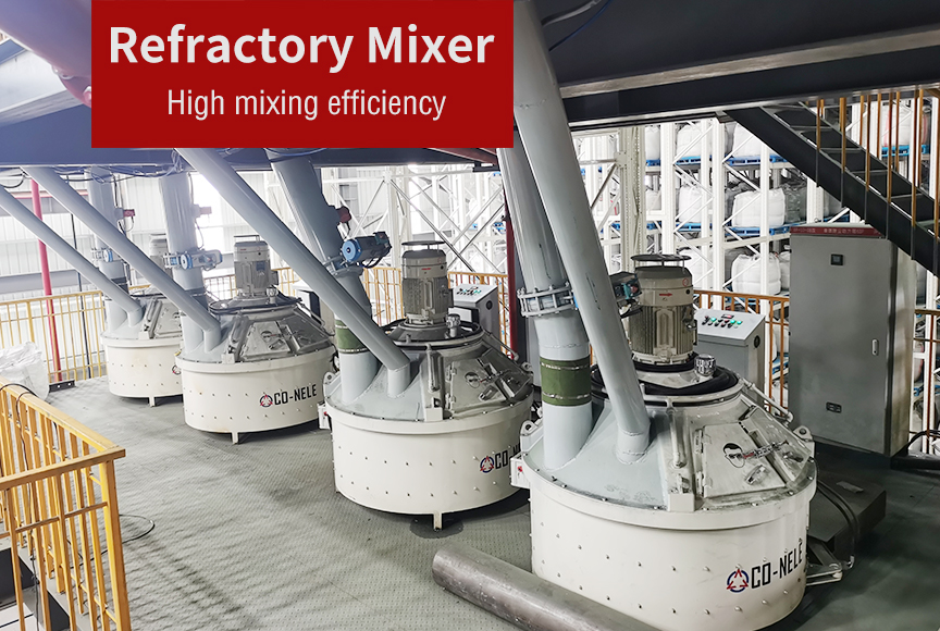 planetary refractory mixer